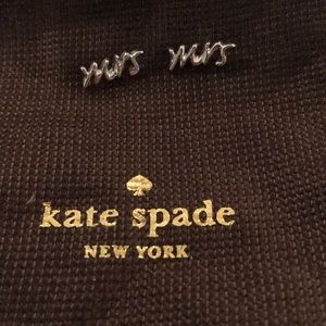 Kate Spade Mrs. earrings- worn 1x